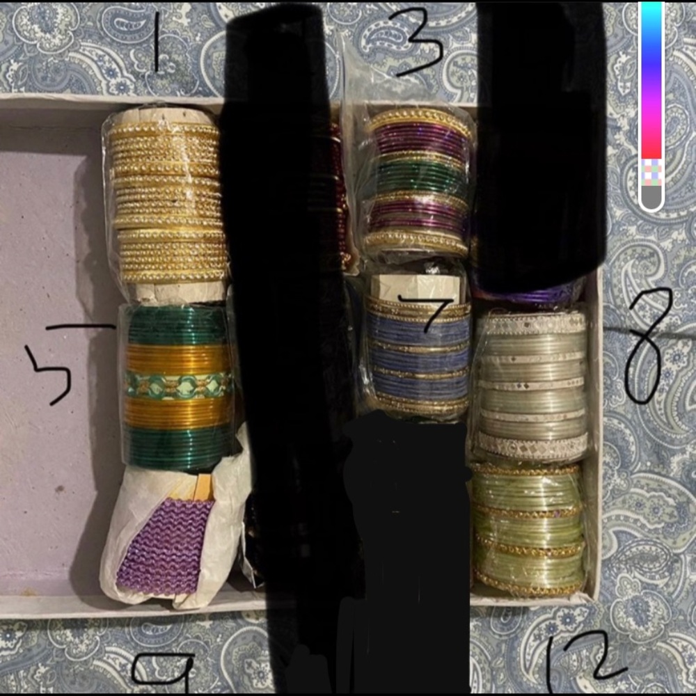 Glass bangles